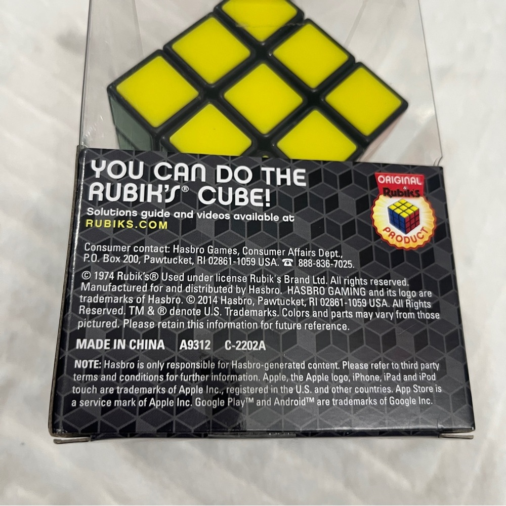 Hasbro Rubik's Cube Puzzle Game Classic Colors‎ NWT toy - Picture 4 of 5